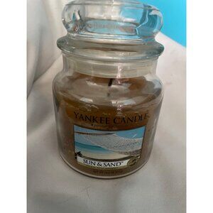 Yankee Candle Sun & Sand 14.5 Oz Jar With Lid Beachy Scent Home Décor Relaxation